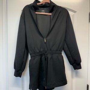 Abercrombie & Fitch YPB Black Zip-Up Romper